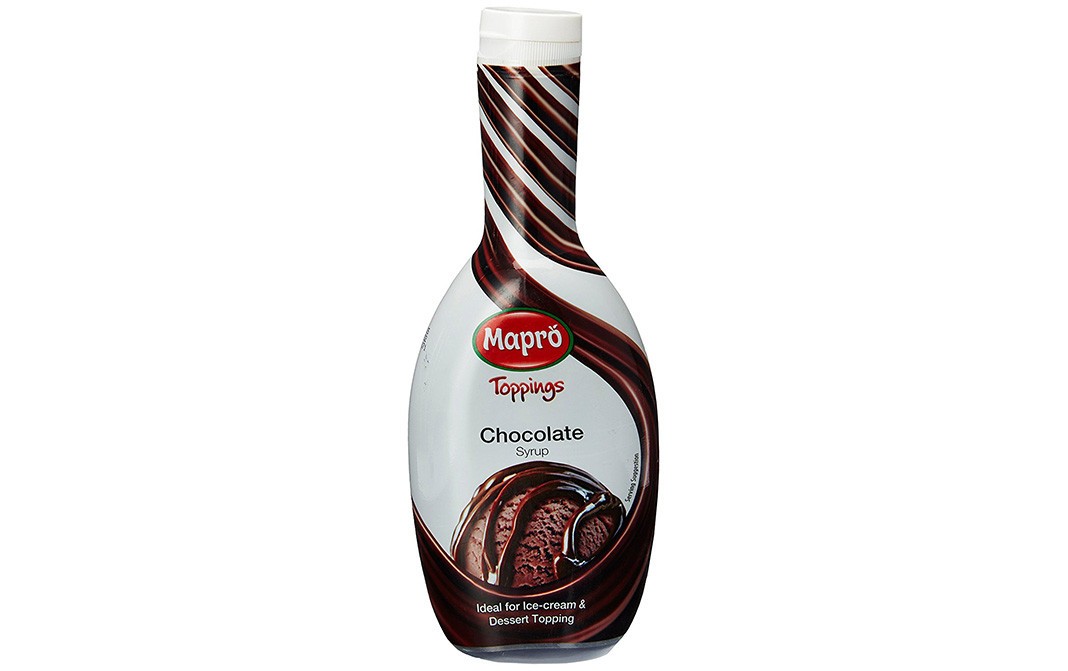 Mapro Toppings Chocolate Syrup   Plastic Bottle  500 millilitre